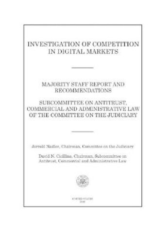 Cover of INVESTIGATION of COMPETITION in DIGITAL MARKETS