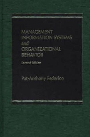 Cover of Management Information Systems and Organization Behavior.