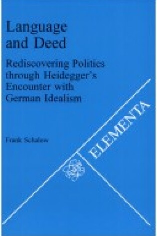 Cover of Language and Deed