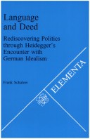 Book cover for Language and Deed