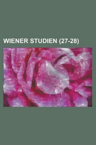 Cover of Wiener Studien (27-28)