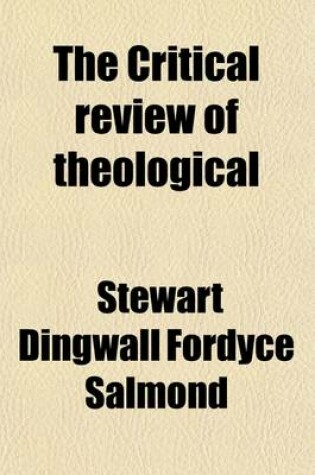 Cover of The Critical Review of Theological & Philosophical Literature (Volume 6)