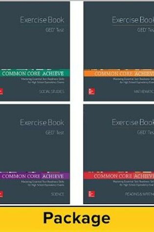 Cover of Common Core Achieve, GED Exercise Book 5 Copy Set