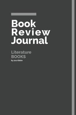 Book cover for Book Review Journal Literature Books