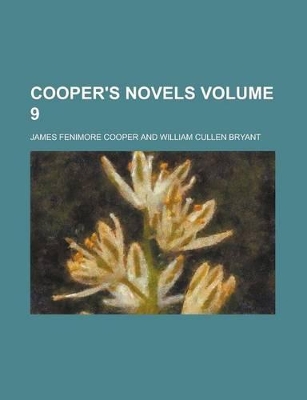 Book cover for Cooper's Novels Volume 9