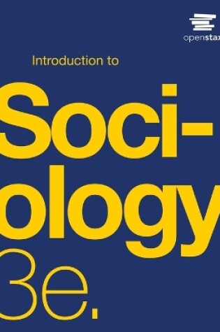 Cover of Introduction to Sociology 3e