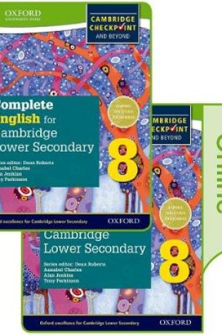 Cover of Complete English for Cambridge Lower Secondary Print and Online Student Book 8