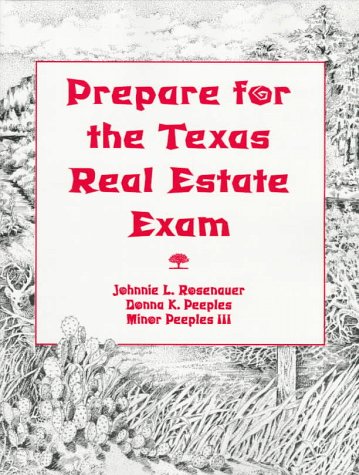 Book cover for Texas Real Estate Exam Preparation