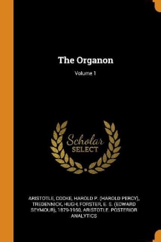 Cover of The Organon; Volume 1