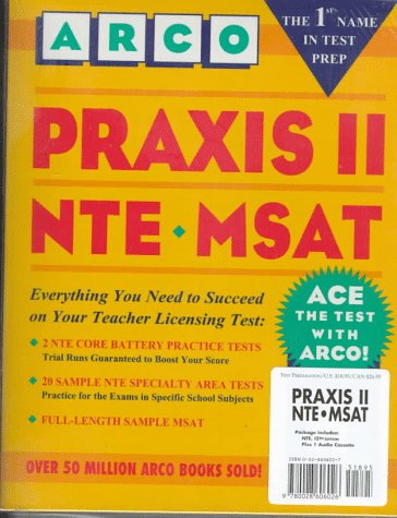 Book cover for Praxis II, NTE/MSAT, 12e-Bk