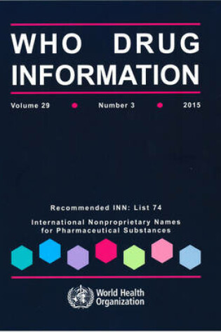Cover of WHO Drug Information  Vol. 29 No. 3  2015