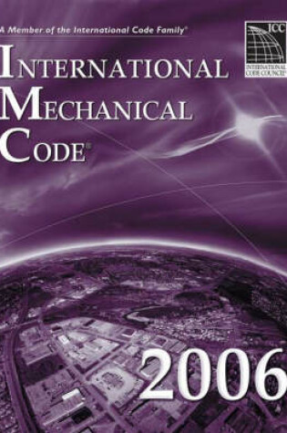 Cover of 2006 International Mechanical Code