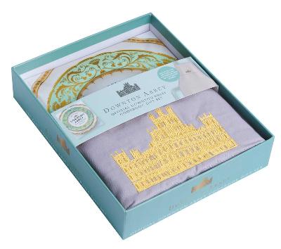 Book cover for The Official Downton Abbey Cookbook Gift Set (book and apron)