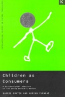 Cover of Children as Consumers