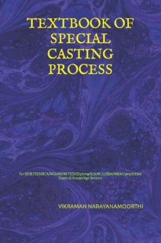 Cover of Textbook of Special Casting Process