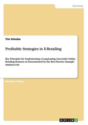 Book cover for Profitable Strategies in E-Retailing