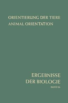 Book cover for Orientierung der Tiere / Animal Orientation