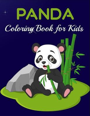 Book cover for Panda coloring book for kids