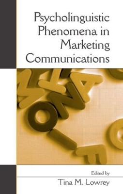 Cover of Psycholinguistic Phenomena in Marketing Communications