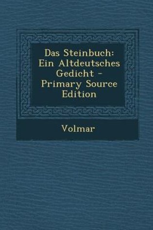 Cover of Das Steinbuch