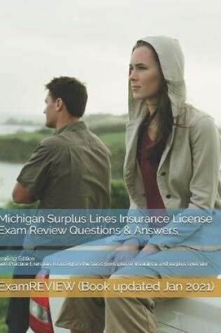 Cover of Michigan Surplus Lines Insurance License Exam Review Questions & Answers 2016/17 Edition