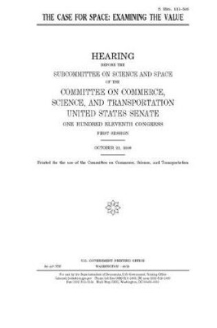 Cover of The case for space