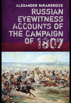 Book cover for Russian Eyewitnesses of the Campaign of 1807