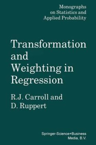 Cover of Transformation and Weighting in Regression