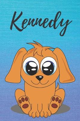 Book cover for Kennedy dog coloring book / notebook / journal / diary