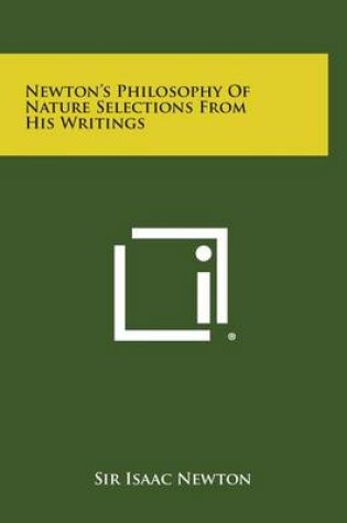 Cover of Newton's Philosophy of Nature Selections from His Writings