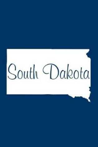 Cover of South Dakota - Navy Blank Notebook