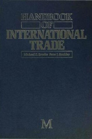 Cover of Handbook of International Trade
