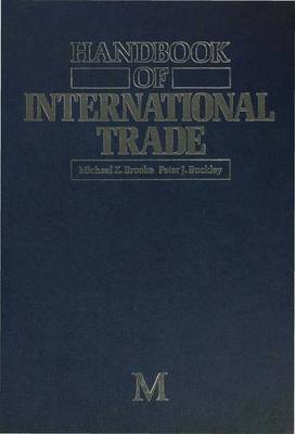 Book cover for Handbook of International Trade