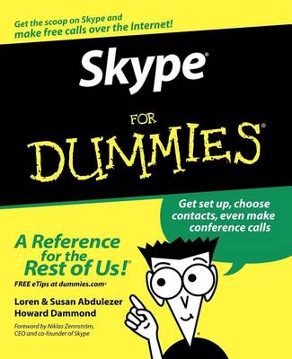 Book cover for Skype for Dummies