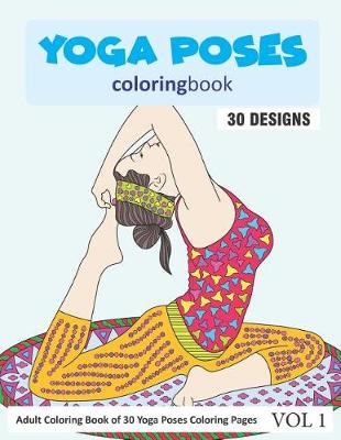 Book cover for Yoga Poses Coloring Book