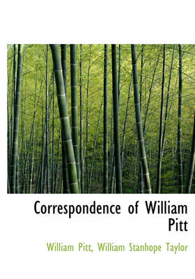 Book cover for Correspondence of William Pitt