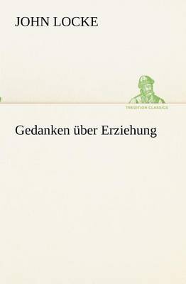 Book cover for Gedanken uber Erziehung