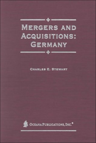 Book cover for Mergers and Acquisitions: Germany