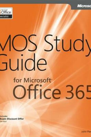 Cover of Mos Study Guide for Microsoft Office 365