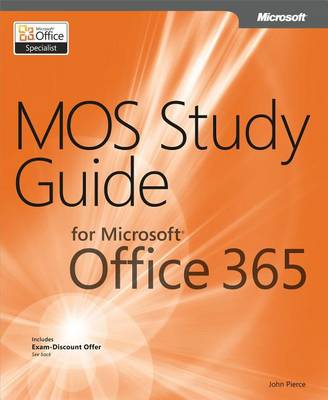 Book cover for Mos Study Guide for Microsoft Office 365