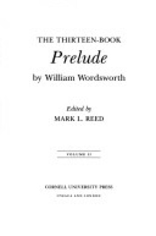 Cover of The Thirteen-Book "Prelude"