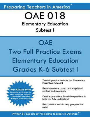 Book cover for OAE 018 Elementary Education Subtests I