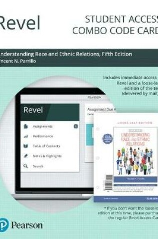 Cover of Revel for Understanding Race and Ethnic Relations -- Combo Access Card