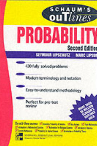Cover of Schaum's Outline of Probability