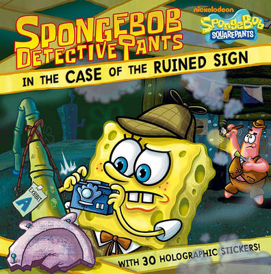 Book cover for Spongebob Detectivepants in the Case of the Ruined Sign