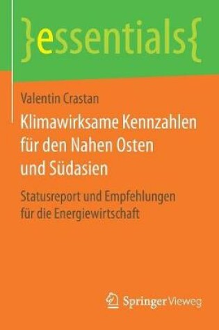 Cover of Klimawirksame Kennzahlen für den Nahen Osten und Südasien