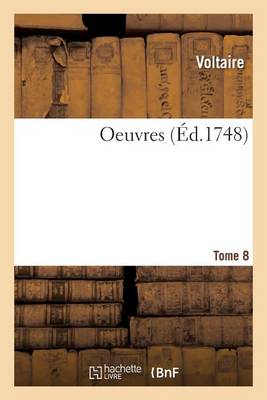 Cover of Oeuvres. Tome 8