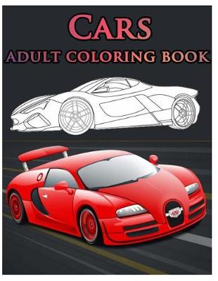 Book cover for Cars Adult Coloring Book