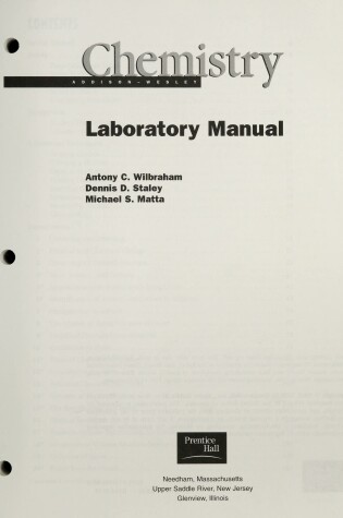 Cover of Aw Chemistry Lab Manual Studen