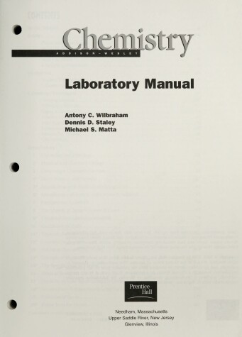 Cover of Aw Chemistry Lab Manual Studen